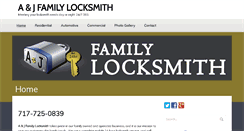 Desktop Screenshot of ajfamilylock.com