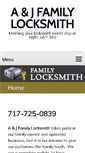 Mobile Screenshot of ajfamilylock.com
